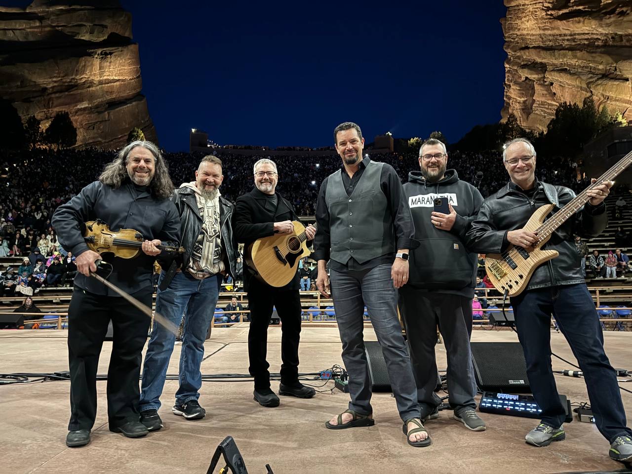Blood Brothers at Red Rocks Blood Brothers on stage at Red Rocks Amphitheatre